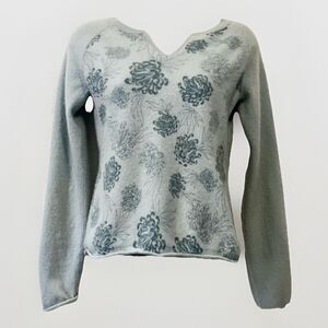 Patagonia 100% Cashmere Cozy Soft Sweater Womens S Sea Foam Green